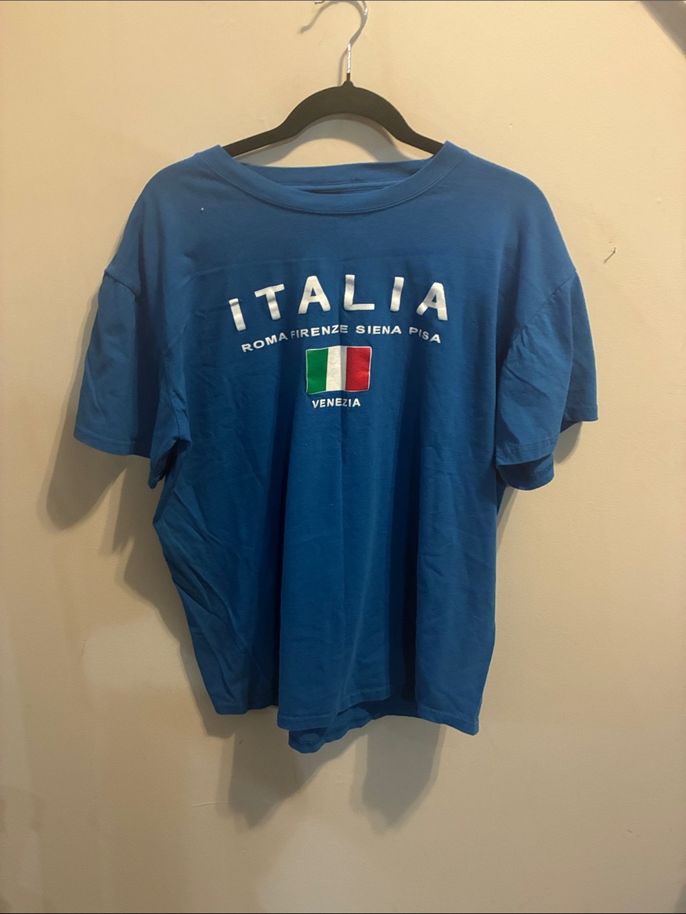 Venezia Royal Blue ITALIA Graphic Short Sleeve Tee